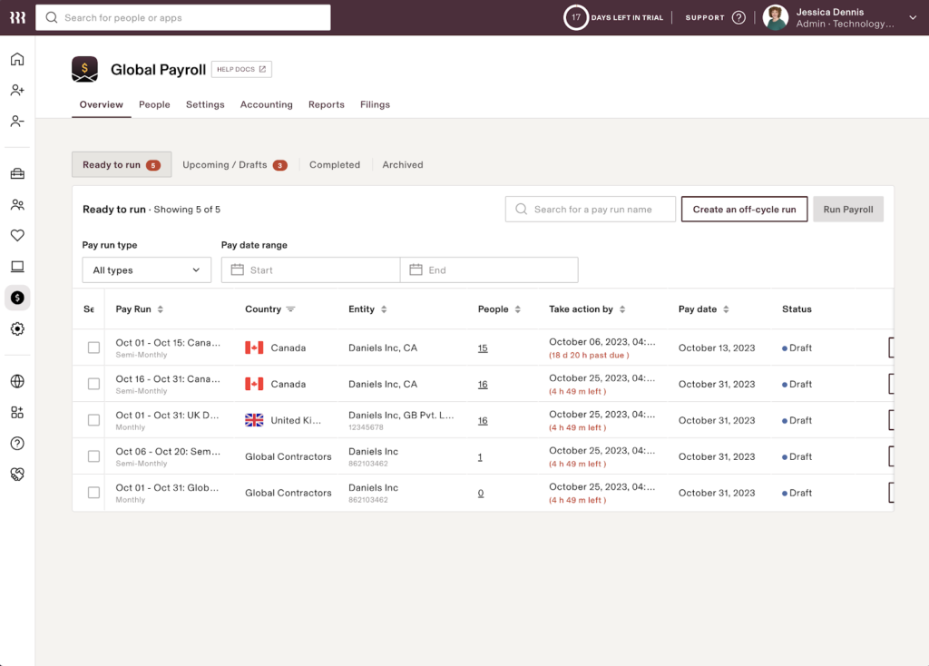 Rippling payroll process.