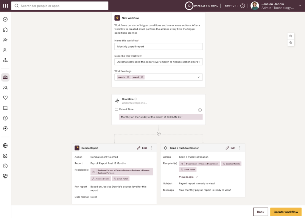 Rippling's Workflow Studio.